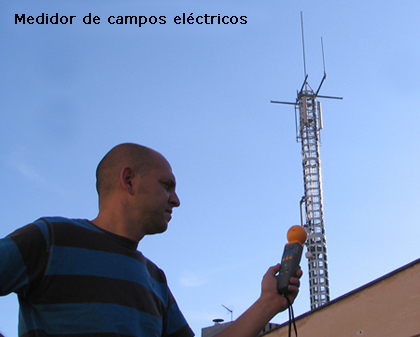 Medidor de campos electricos
