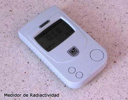 Medidor de radiactividad